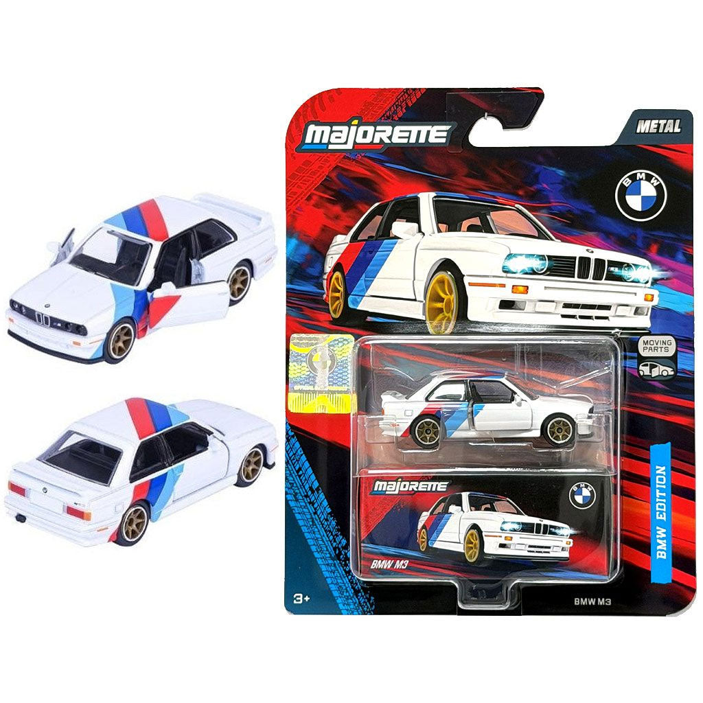 Majorette BMW Deluxe - BMW M3 E30 White (1:64 Scale)