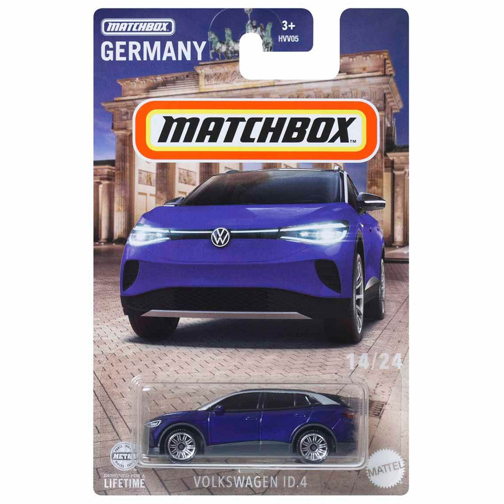 Matchbox European Streets 2024: Germany - Volkswagen ID.4 Blue
