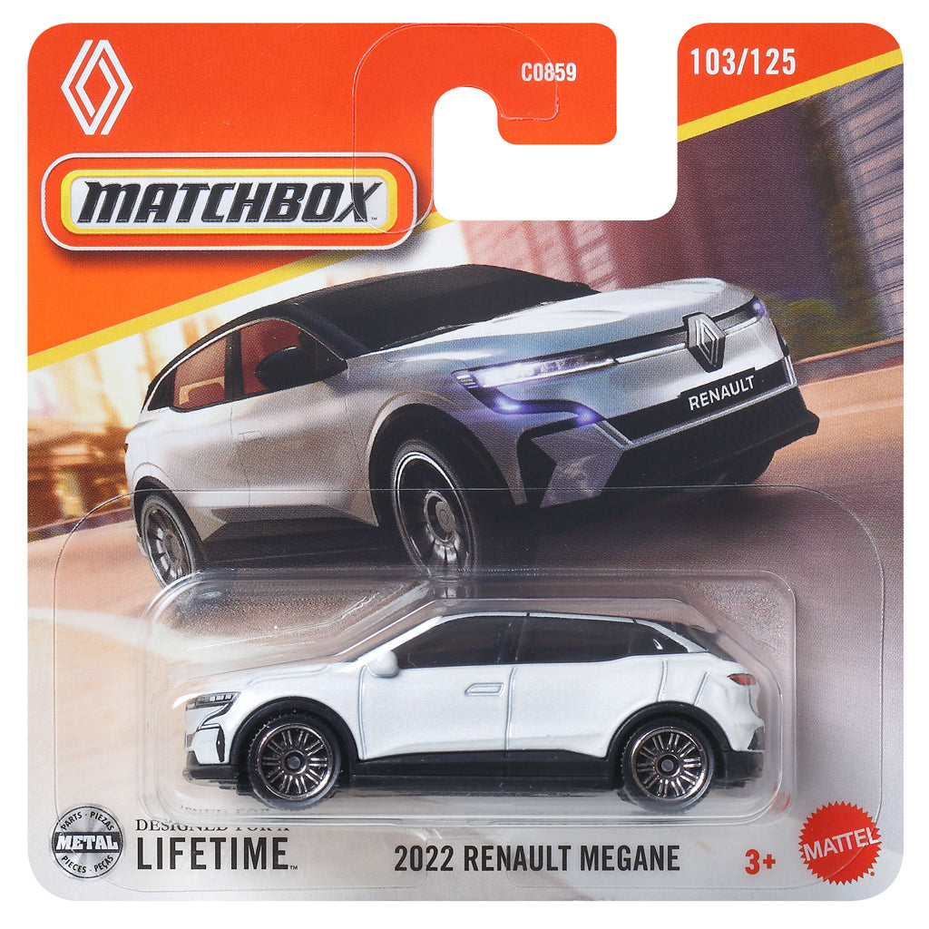 Matchbox - 2022 Renault Megane White (SC) 2025 MBX City (JBR45)