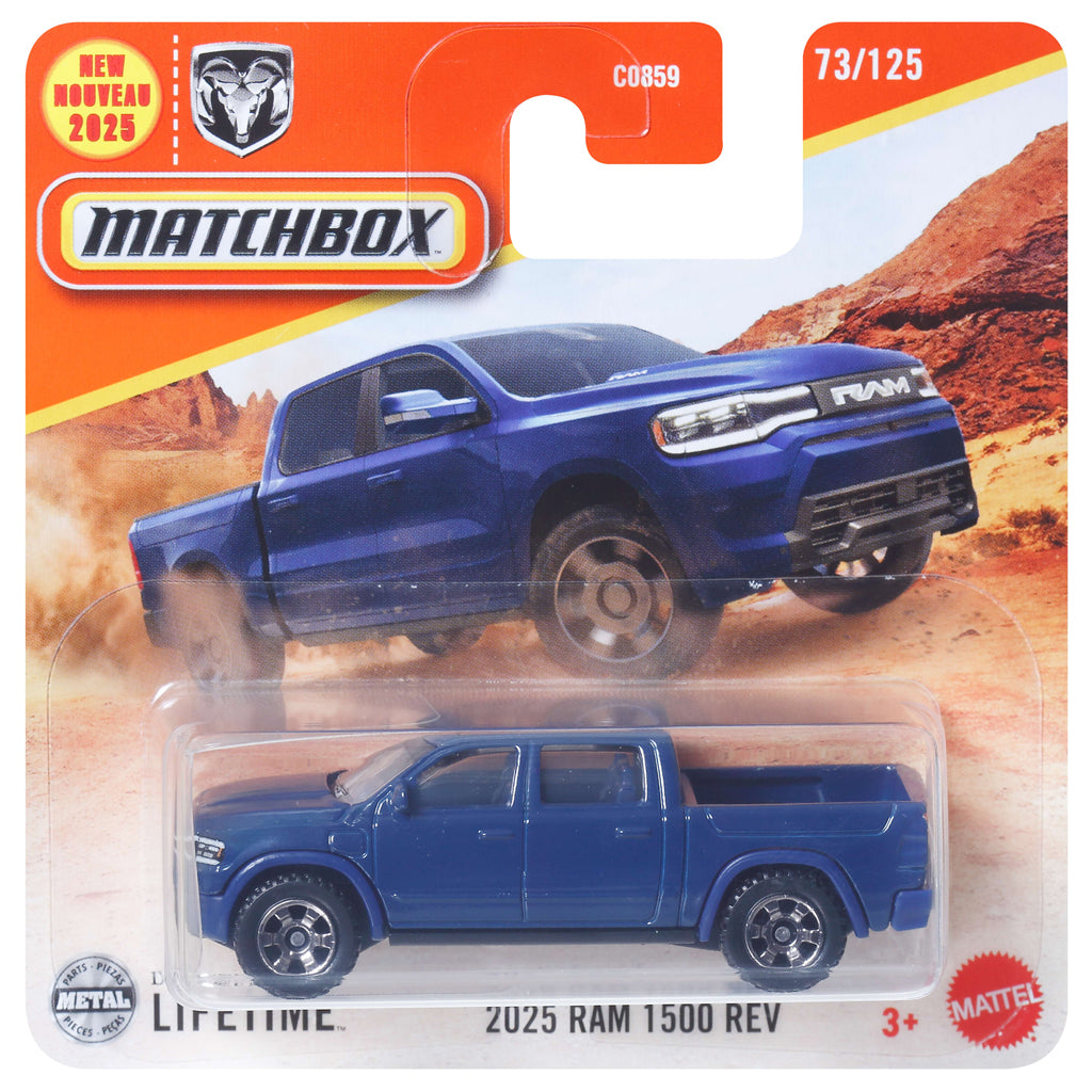 Matchbox - 2025 RAM 1500 REV Blue (SC) 2025 MBX Adventure (JBP99)