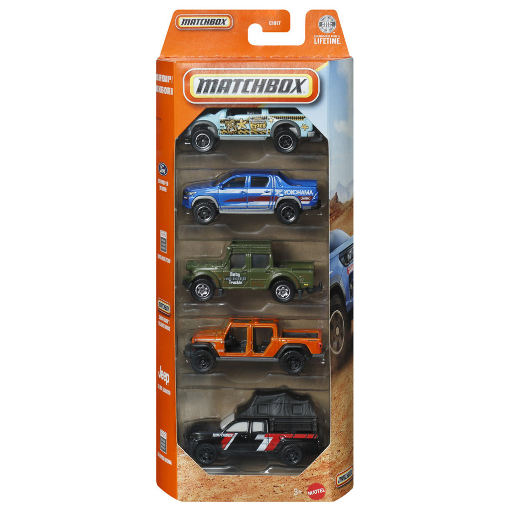 Matchbox 5 Car Gift Pack - MBX Off Road II (JJP27)