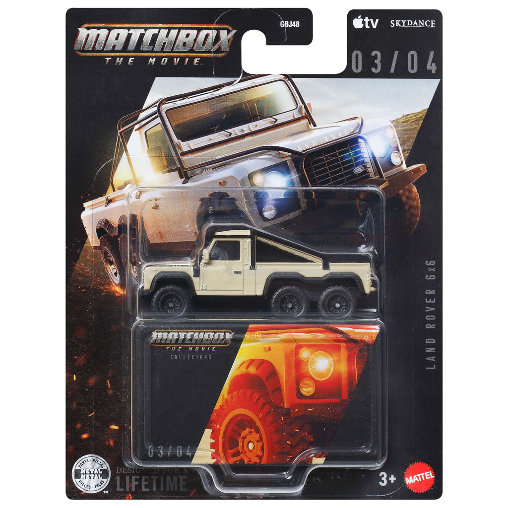 Matchbox Collectors Series 2026 - Land Rover 6x6 (Matchbox The Movie)