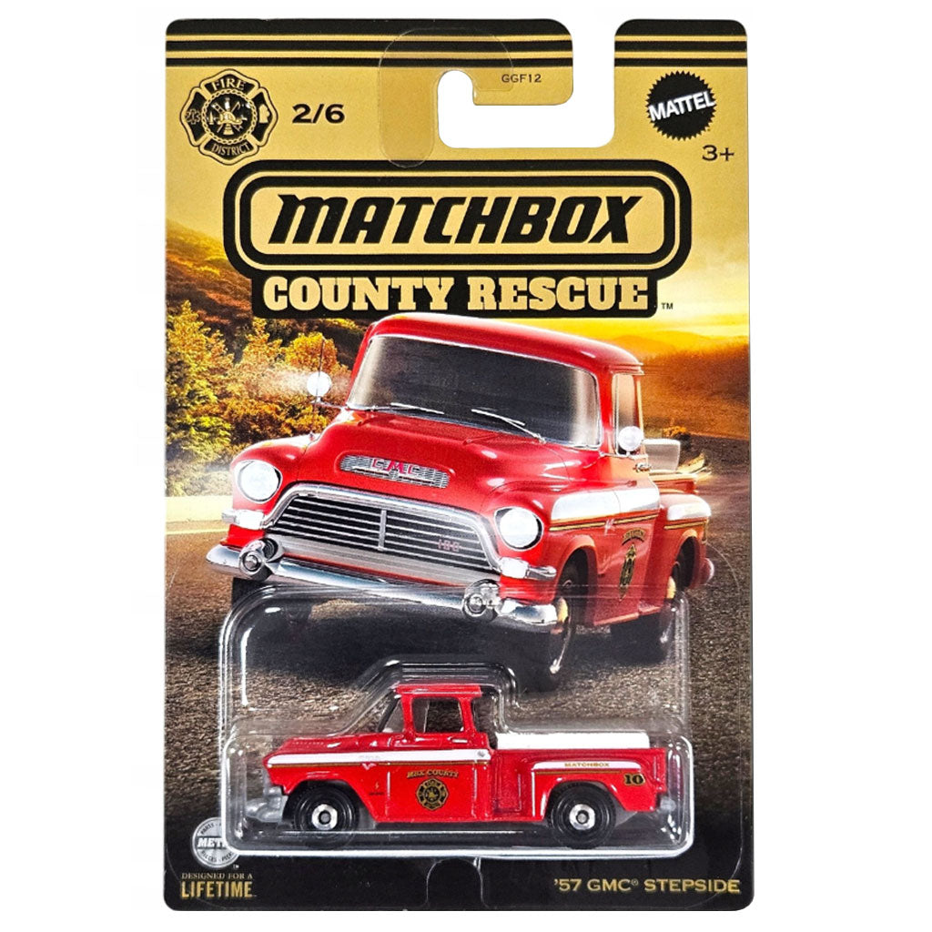 Matchbox County Rescue Series - 2/6 - '57 GMC Stepside (HVR90)