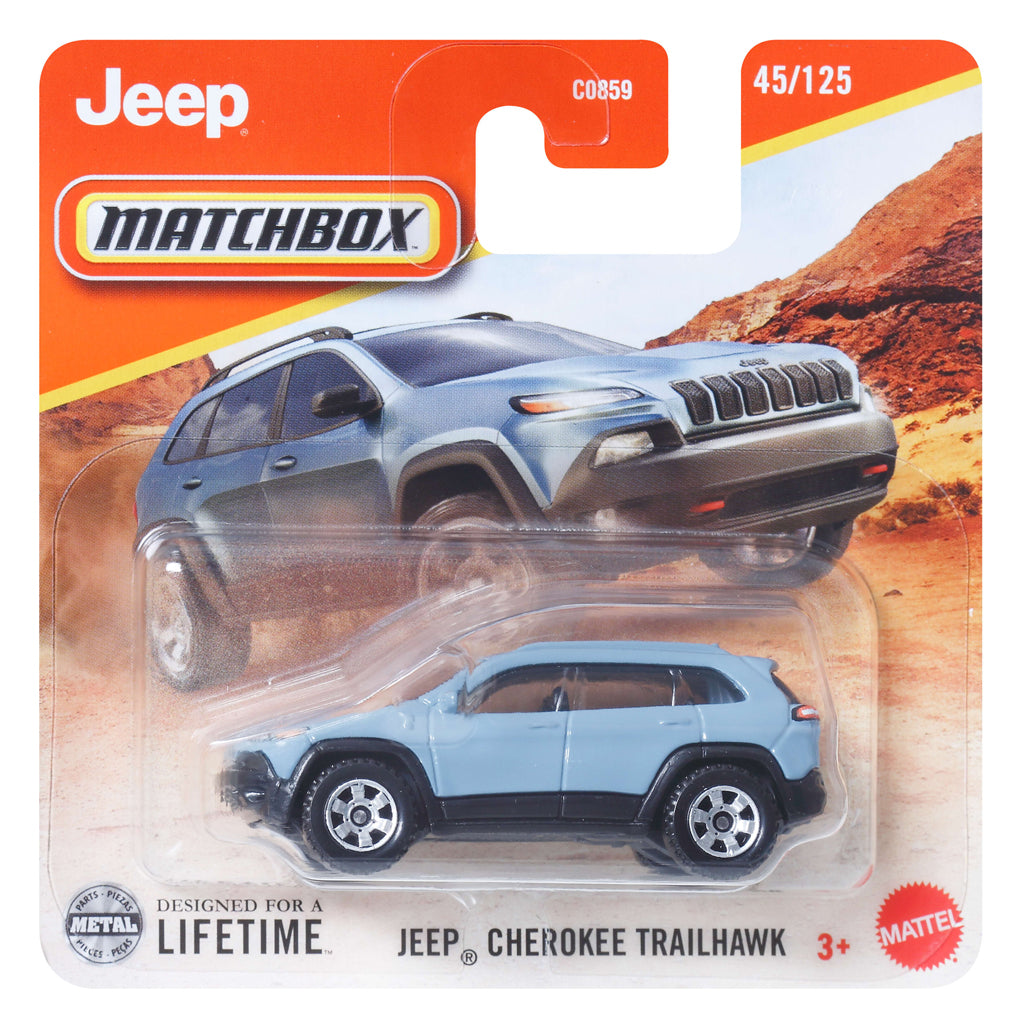 Matchbox - Jeep Cherokee Trailhawk Blue (SC) 2025 MBX Adventure