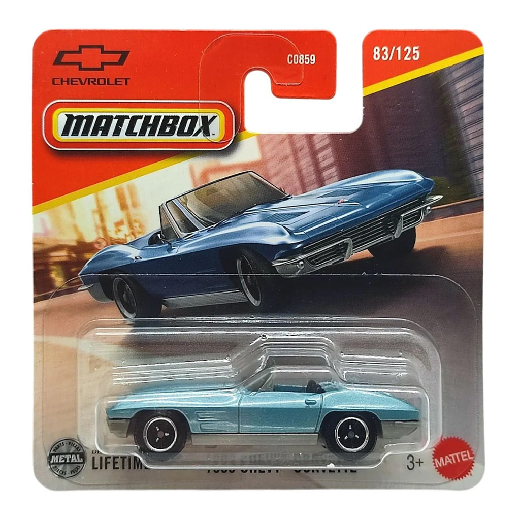 Matchbox - 1963 Chevy Corvette Light Blue (SC) 2025 MBX City (JBR46)