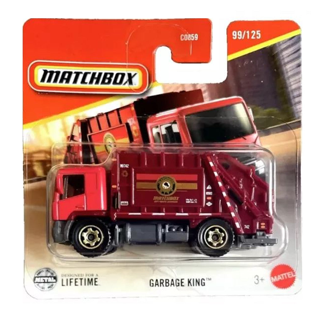 Matchbox - Garbage King Dark Red (SC) 2025 MBX Metro (JBR52)