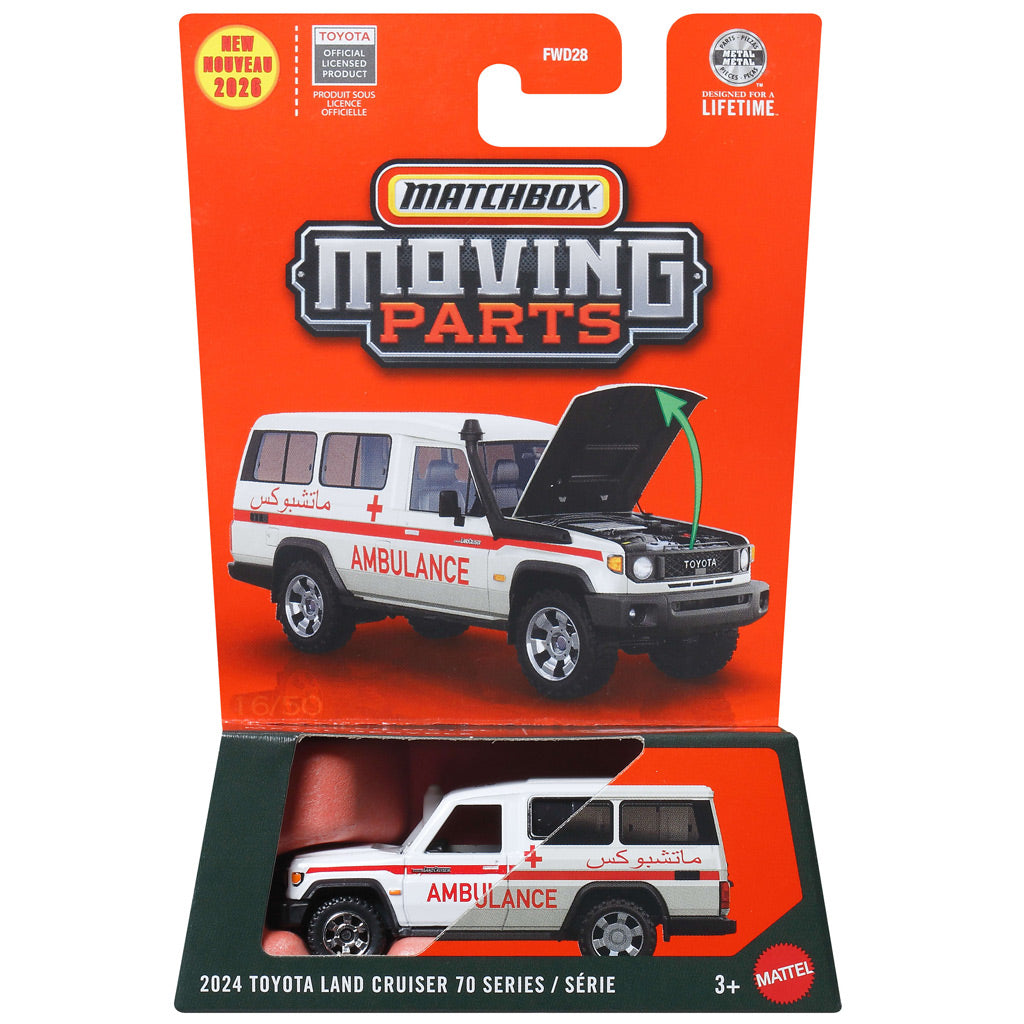 Matchbox Moving Parts 2026 - 2024 Toyota Land Cruiser 70 Series