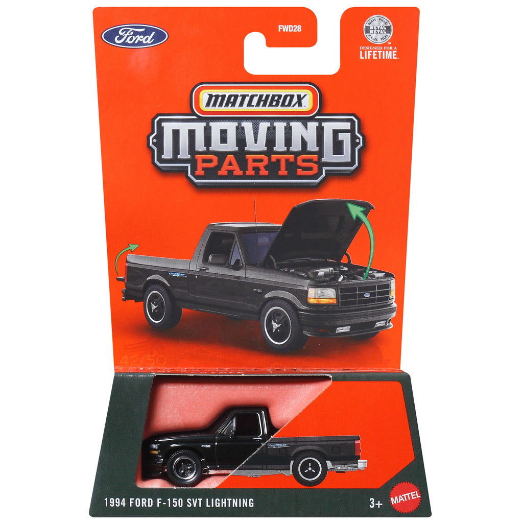 Matchbox Moving Parts 2026 - 1994 Ford F-150 SVT Lightning Black