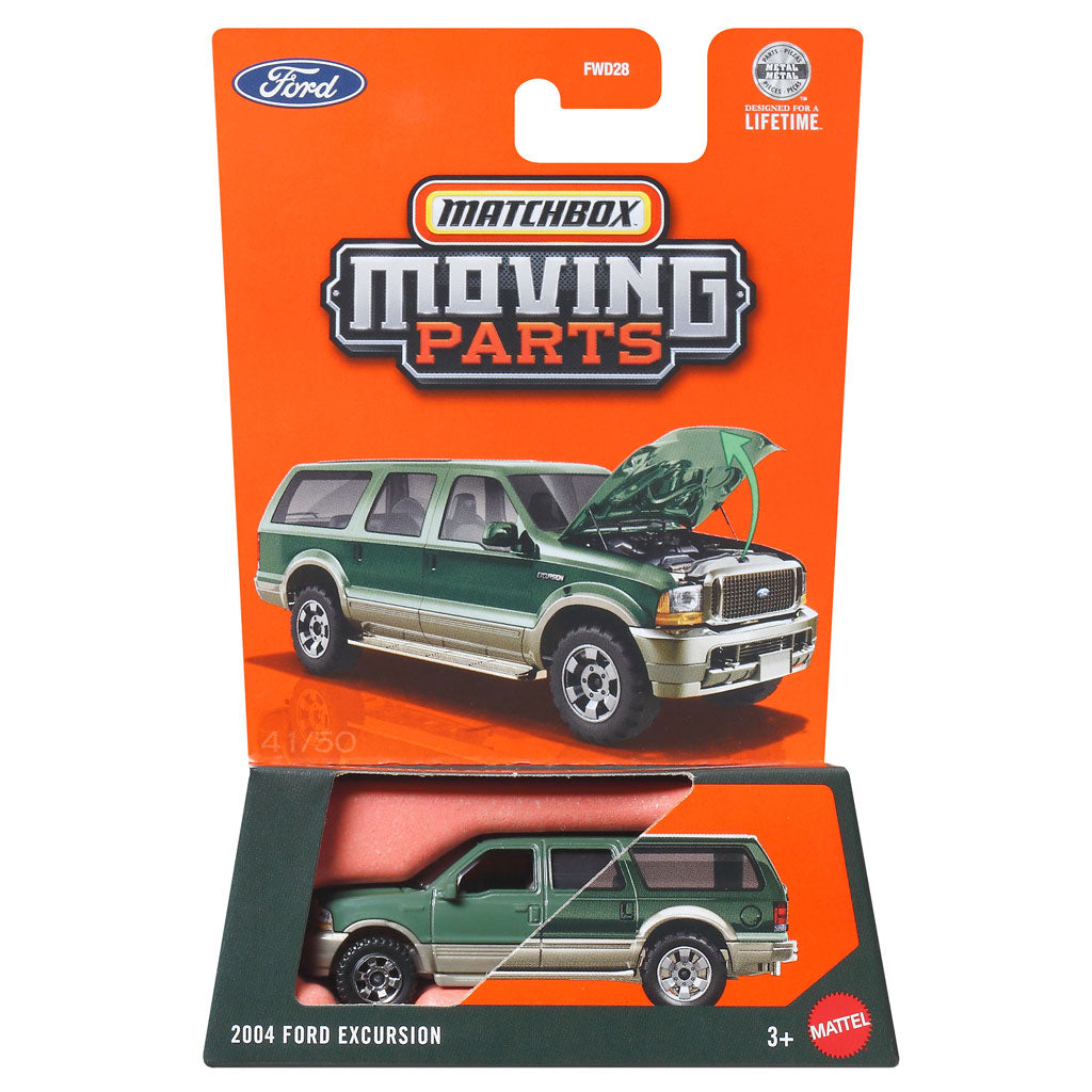 Matchbox Moving Parts 2026 - 2004 Ford Excursion Green (JHV60)