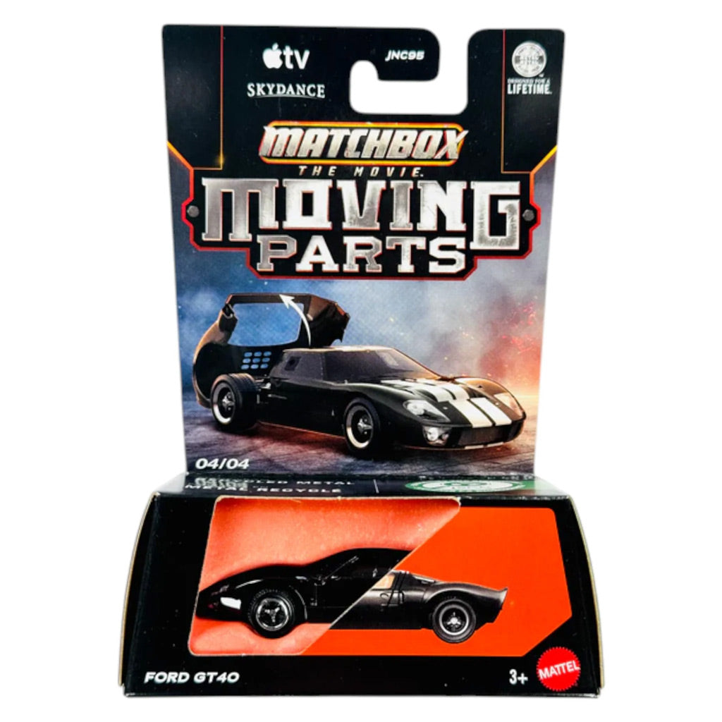 Matchbox The Movie Moving Parts - Ford GT40 Black (JND35)