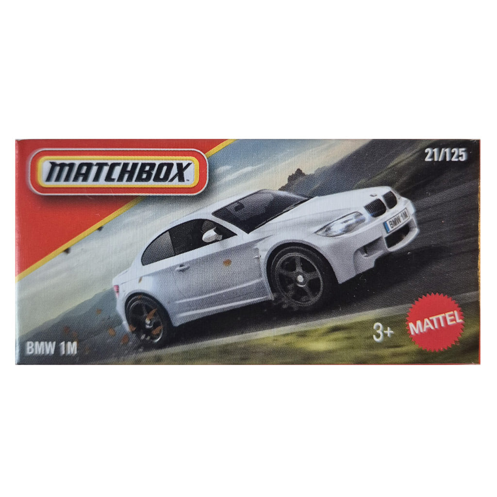 Matchbox Power Grabs - BMW 1M White (JLH57) (1:64 Scale)