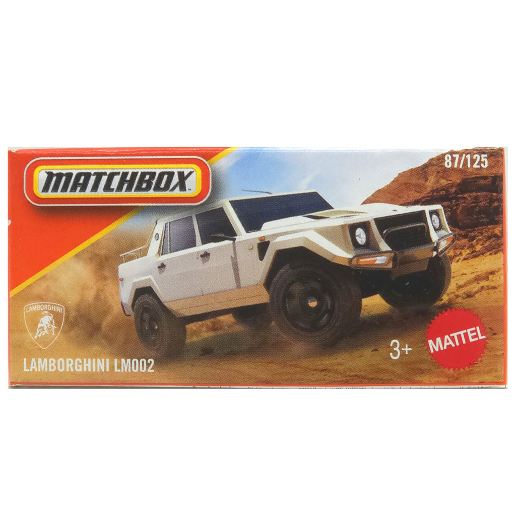 Matchbox Power Grabs - Lamborghini LM002 White (2026 MBX Adventure)