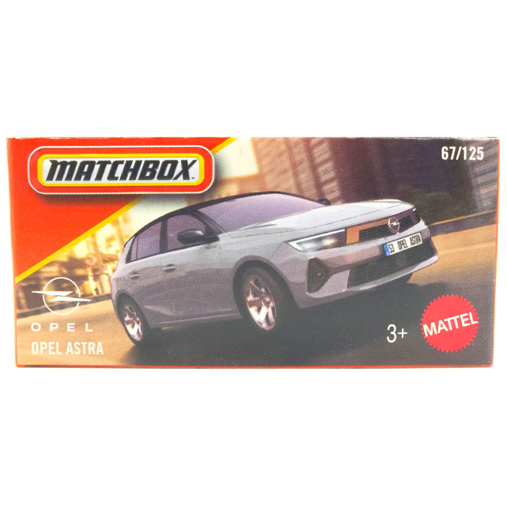 Matchbox Power Grabs - 2022 Opel Astra Grey (JHR15) (1:64 Scale)