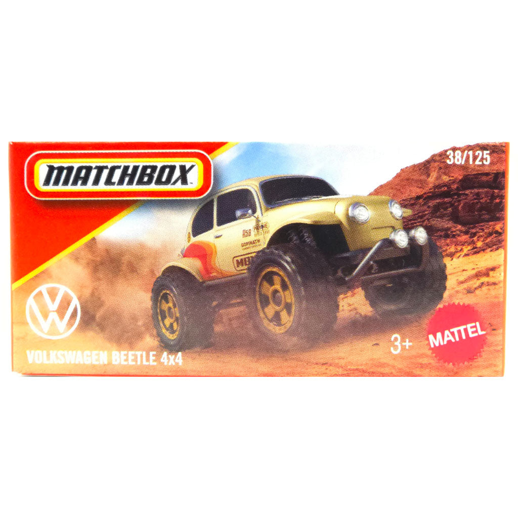 Matchbox Power Grabs - Volkswagen Beetle 4x4 Tan (JHR61)
