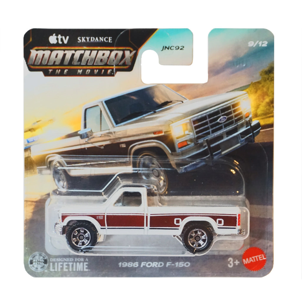 Matchbox The Movie - 1986 Ford F-150 White (SC) (JND17)