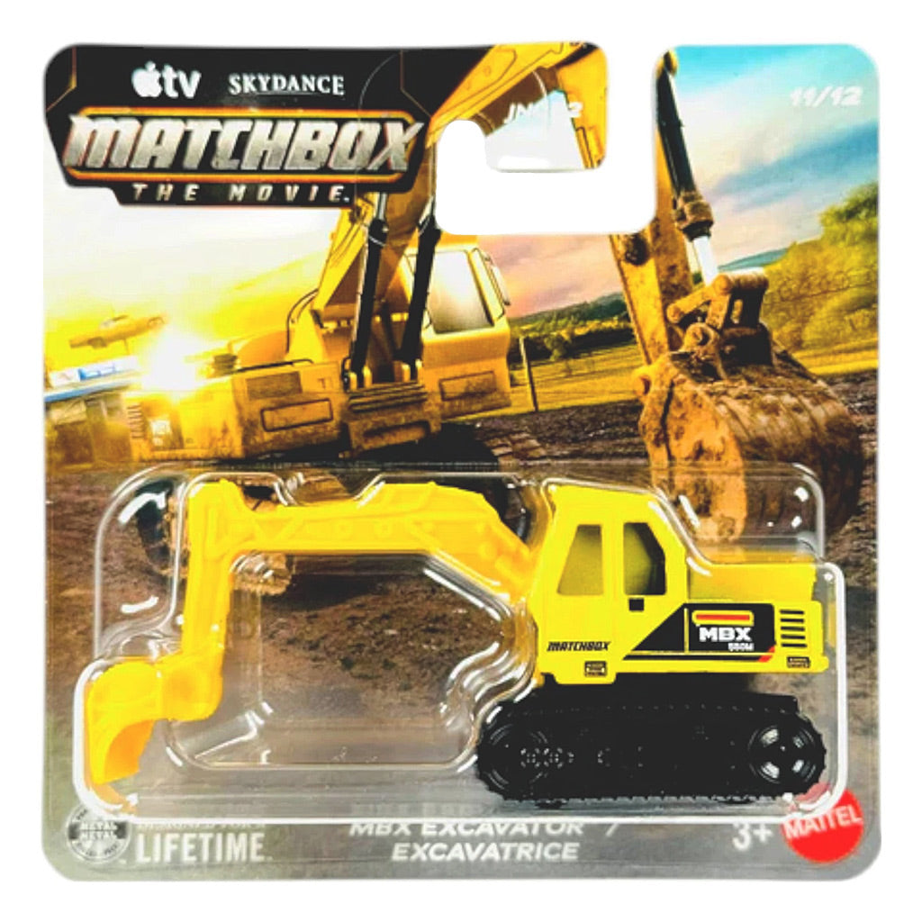 Matchbox The Movie - MBX Excavator Yellow (SC) (JND19)