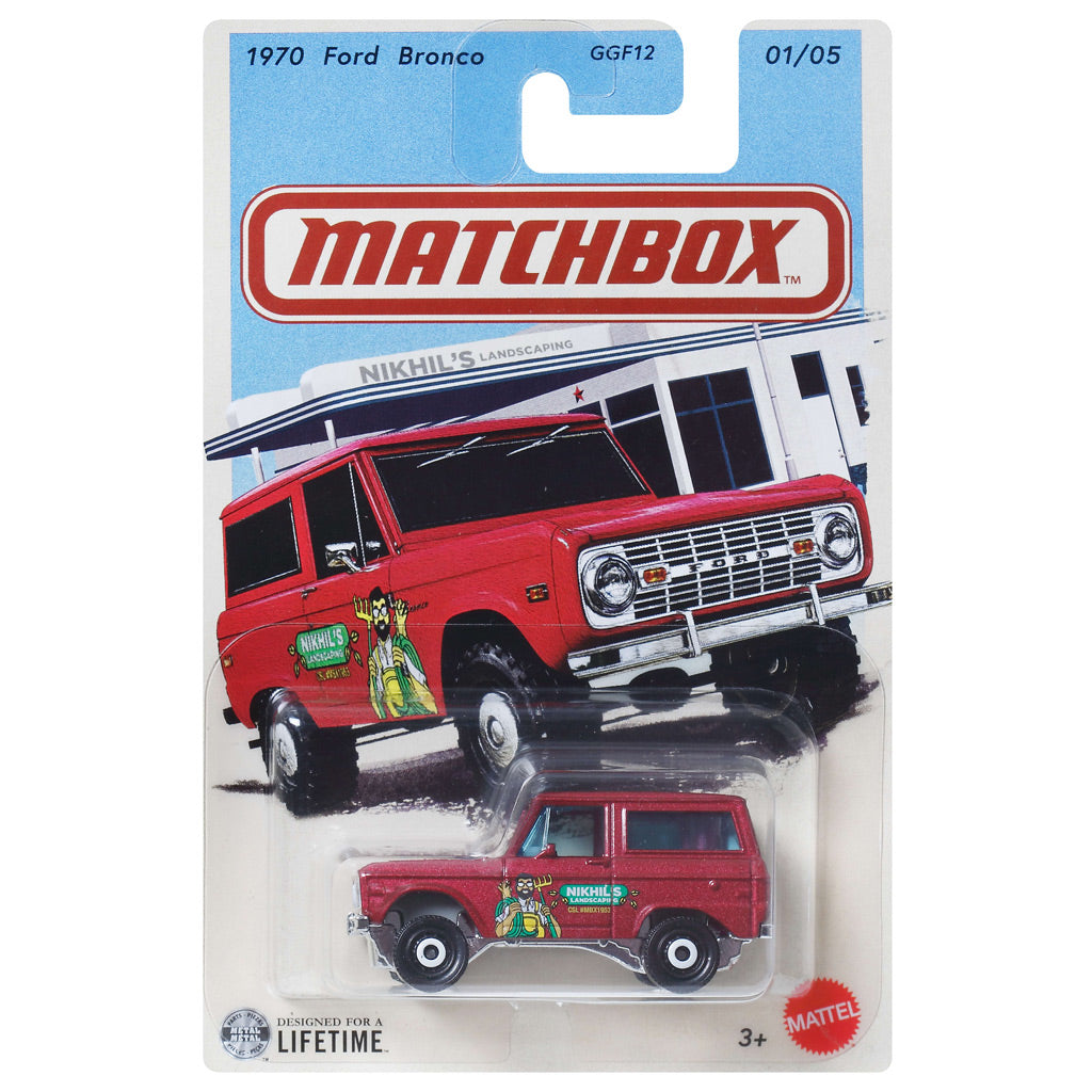 Matchbox Trucks Series 2026 - 1970 Ford Bronco Red