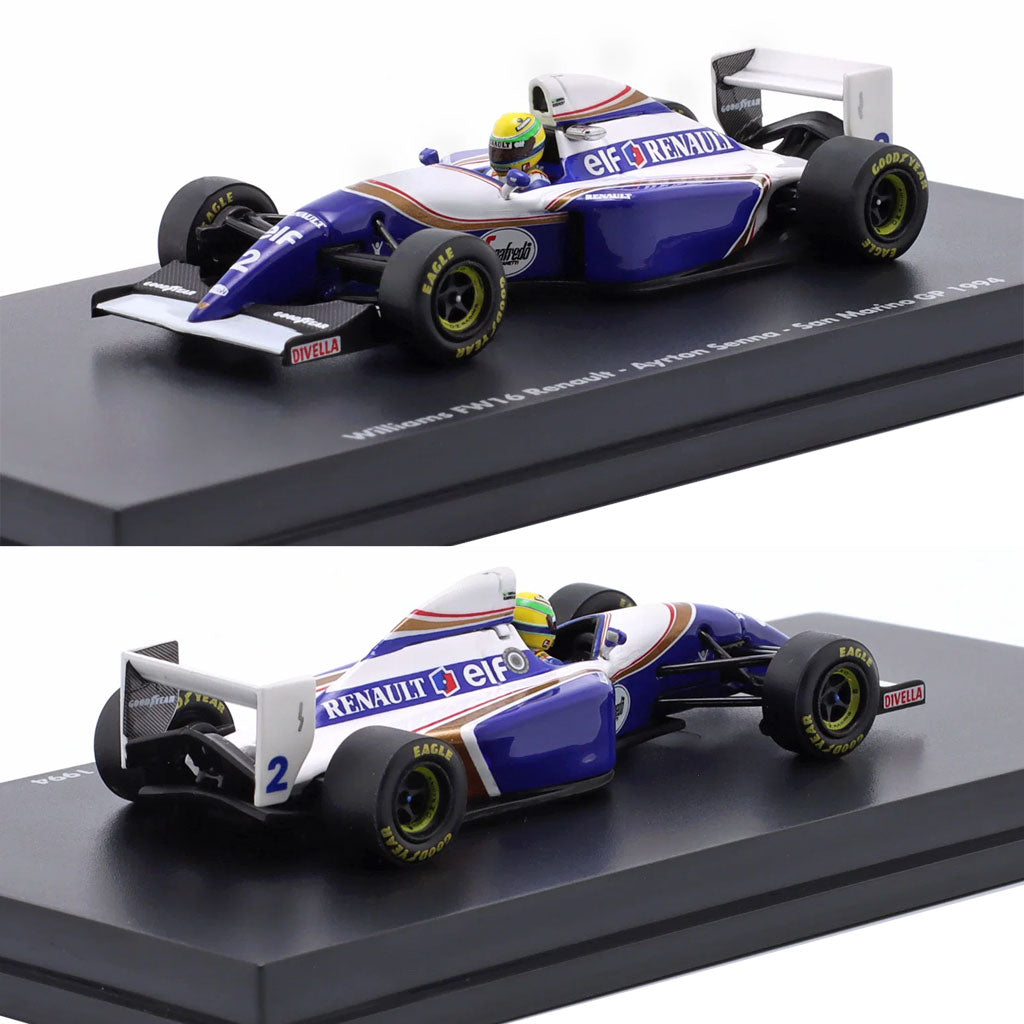 Minichamps Williams Renault FW16 #2 Ayrton Senna 1994 San Marino 1:64