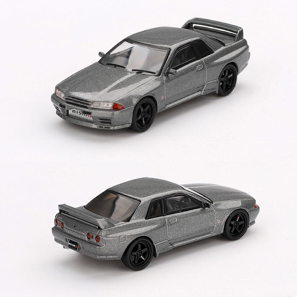 ミニカー MINI GT Nissan Skyline GT-R 32.34 Mini GT Nissan Skyline GT-R Nismo BNR32 CRS Version Dark Grey