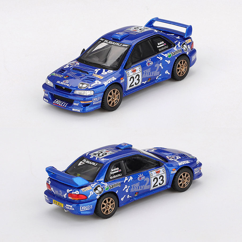 Mini GT Subaru Impreza WRC99 #23 Acropolis Rally 2000 (1078) (1:64)