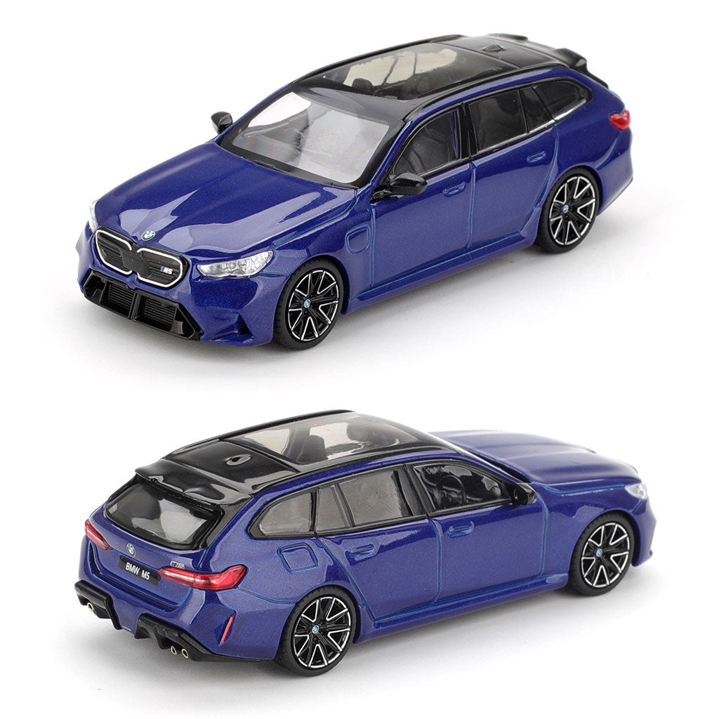 Mini GT BMW M5 Touring Marina Bay Blue Metallic (1080) (1:64 Scale)