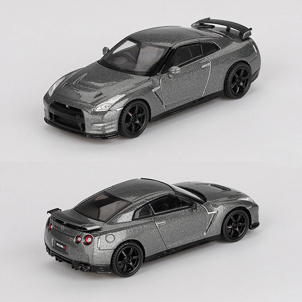Mini GT Nissan GT-R Nismo R35 CRS Version Dark Metal Grey (1089) 1