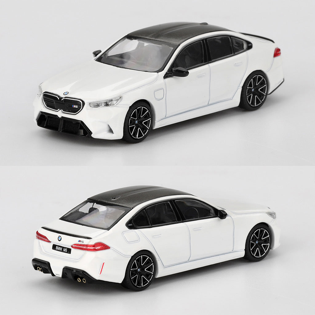Mini GT BMW M5 Alpine White (1092) (1:64 Scale)