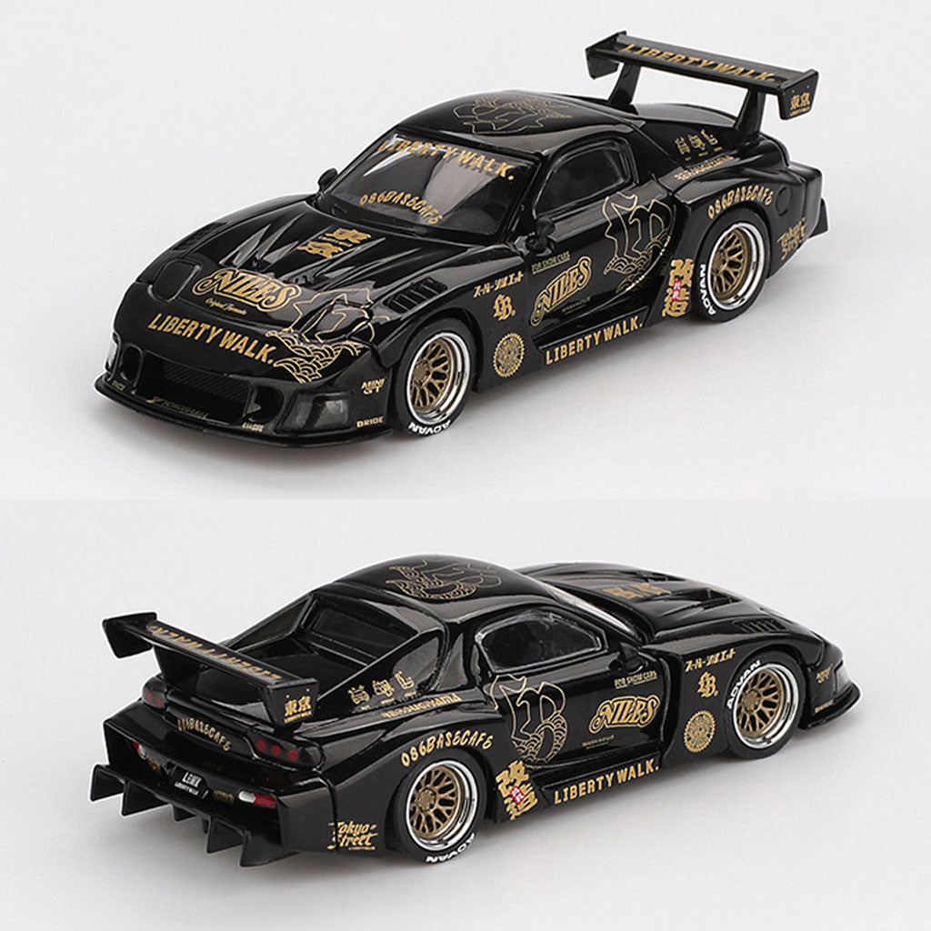 Mini GT Mazda RX-7 LB-Super Silhouette FD-Niles Black (1101) (1:64
