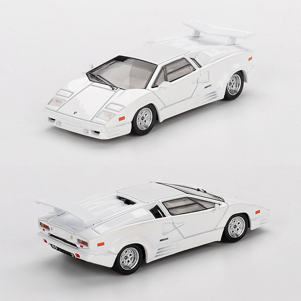 Mini GT Lamborghini Countach 25th Anniversary White (1134) (1:64