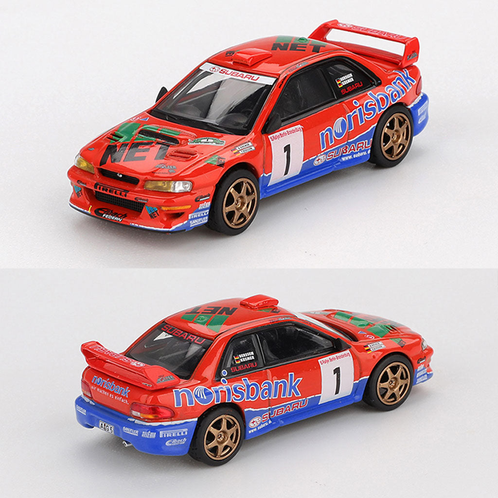 Mini GT Subaru Impreza WRC97 #1 1999 DRM Champion Armin Kremer