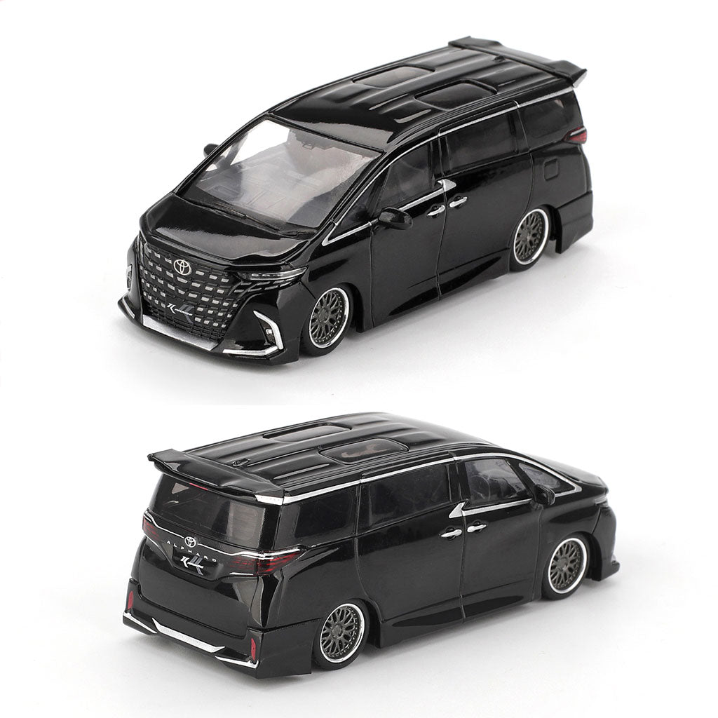 Mini GT Toyota Alphard 40 Kuhl Black (1179) (1:64 Scale)
