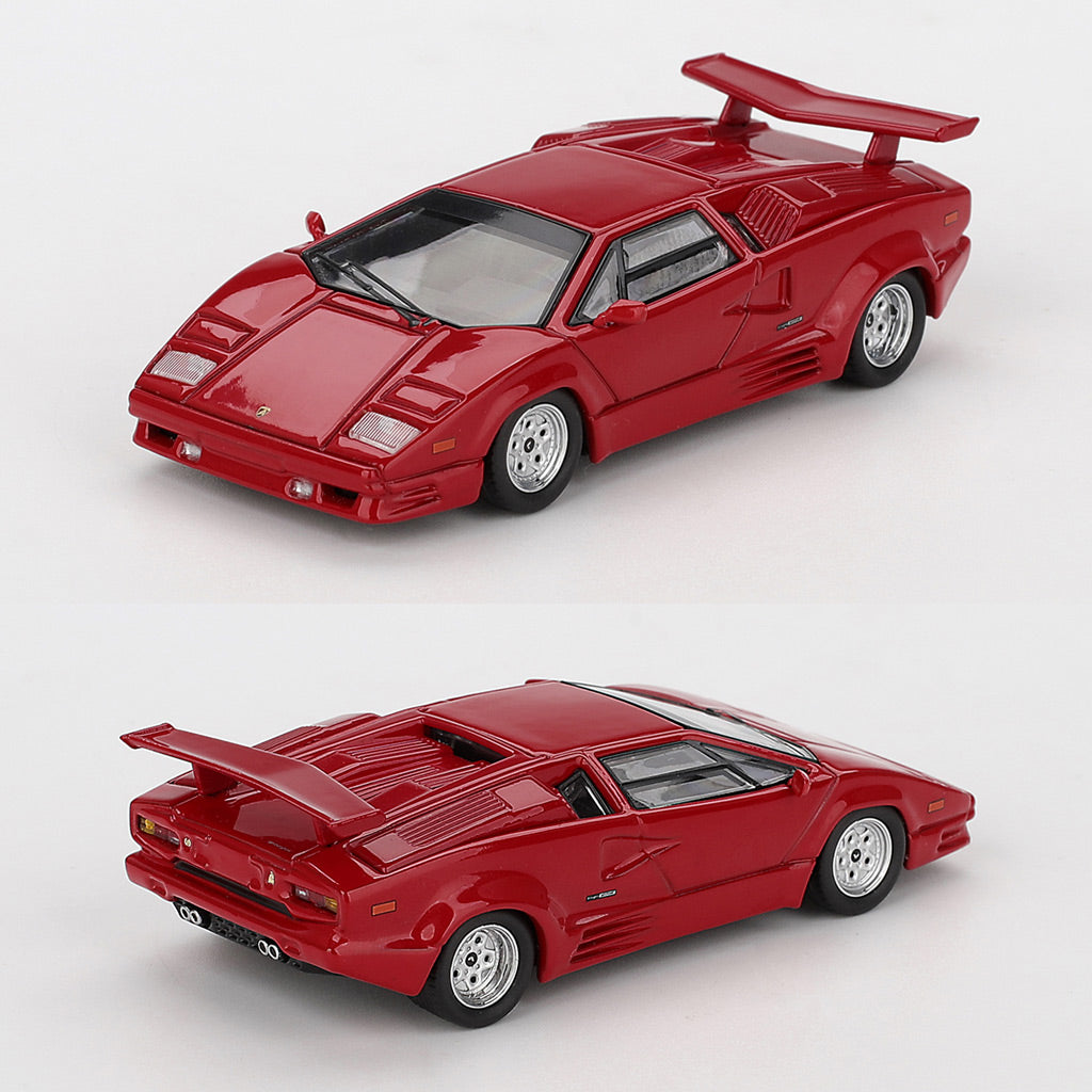 Mini GT Lamborghini Countach 25th Anniversary Red (1192) (1:64 Scale)