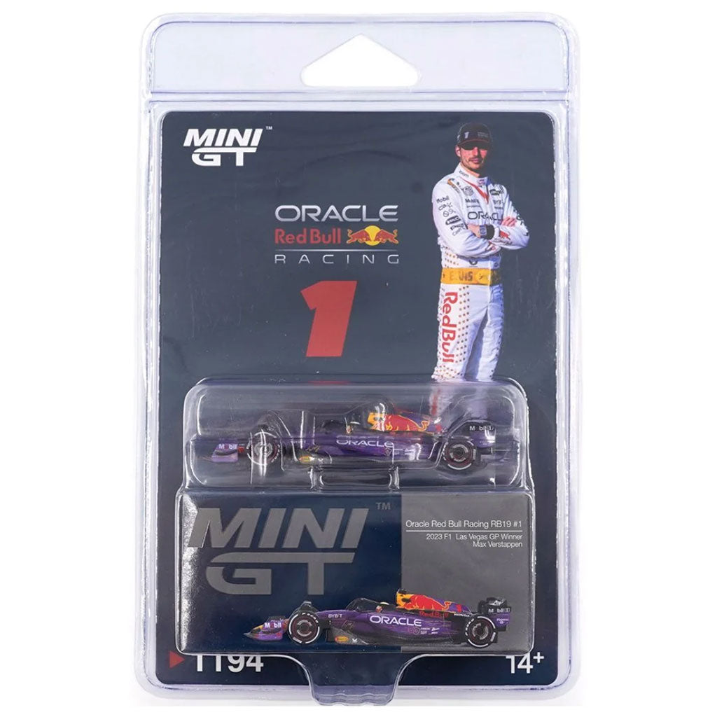 Mini GT Red Bull F1 RB19 2023 Las Vegas GP Verstappen (1194) (Blister)