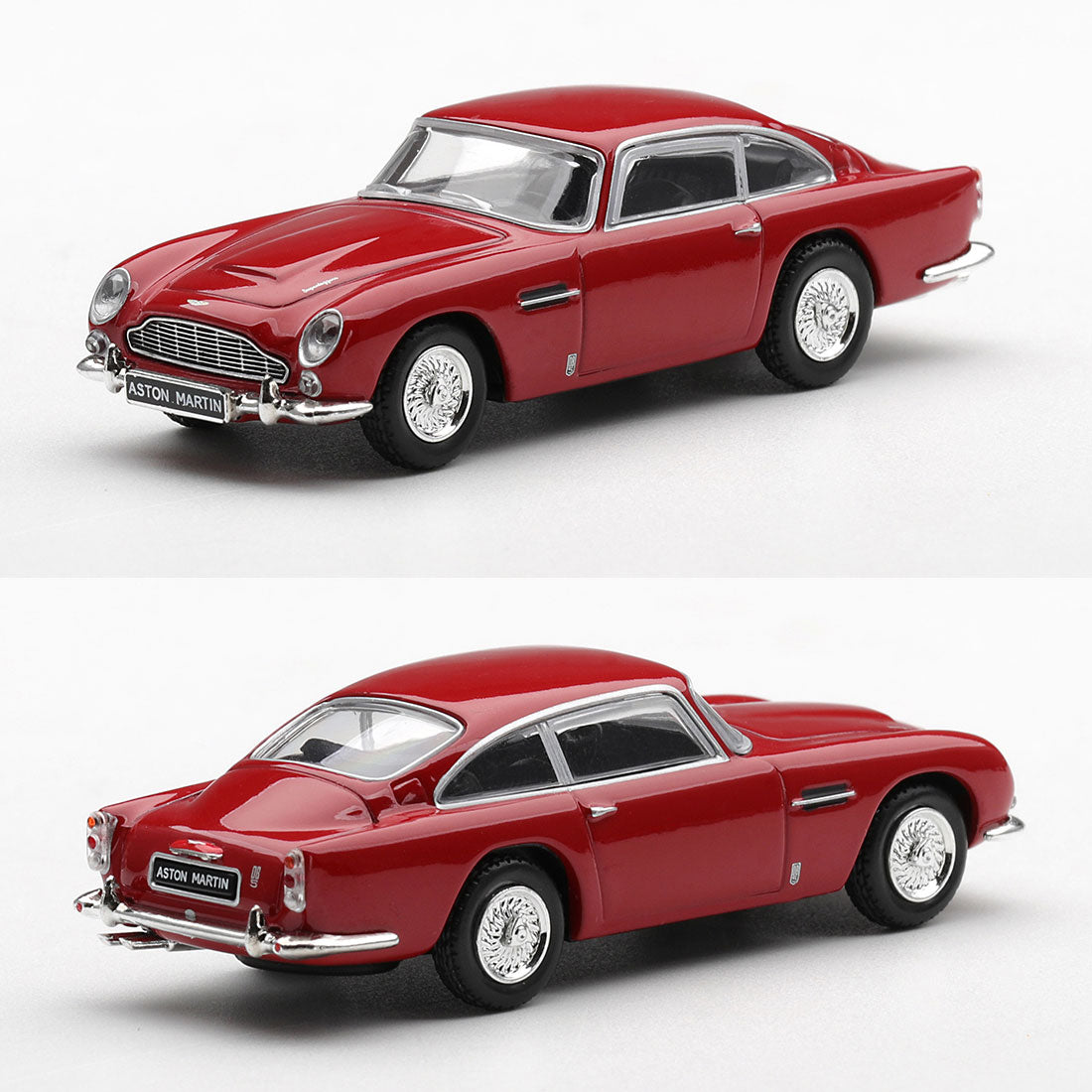Mini GT Aston Martin DB5 Fiesta Red RHD (1305) (1:64 Scale)