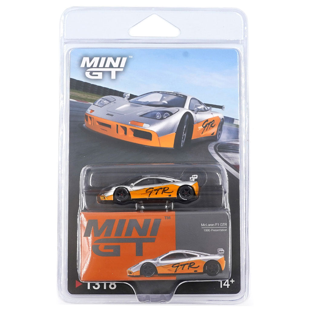 Mini GT McLaren F1 GTR 1995 Presentation Livery (1318) 1:64 (Blister)