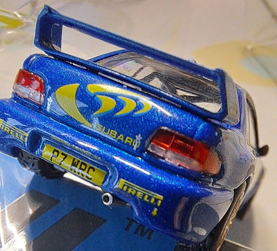 Mini GT Subaru Impreza WRC #3 Sanremo 1997 McRae (512) 1:64 (Defects)