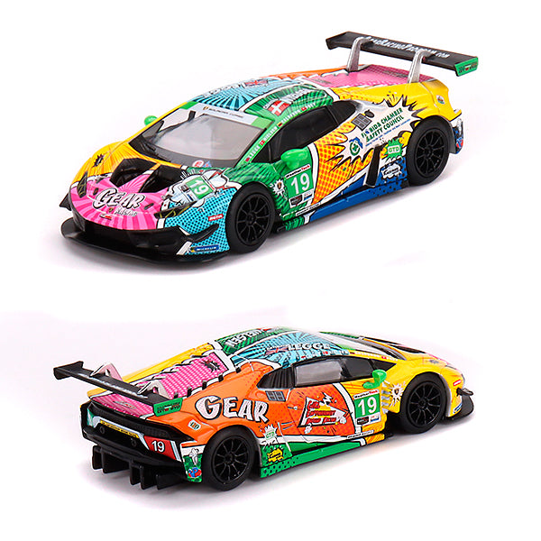 Mini GT Lamborghini Huracan GT3 EVO #19 2020 IMSA (552) (1:64