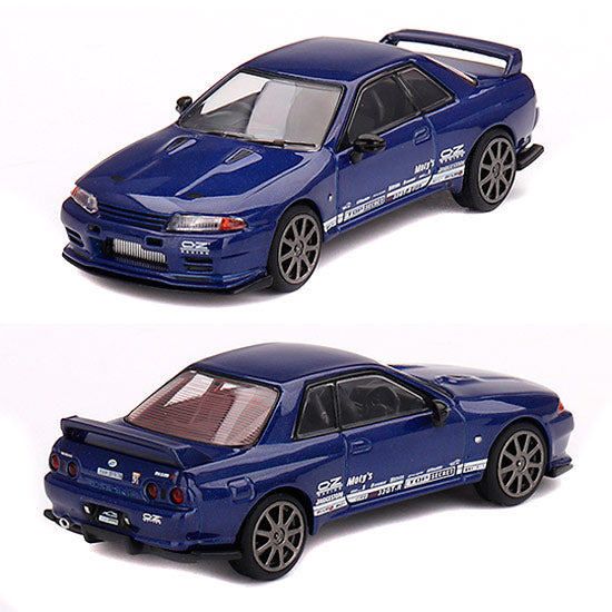 Mini GT Nissan Skyline GT-R VR32 Top Secret Metallic Blue (589) (1:64)