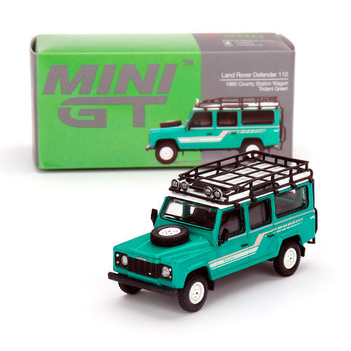 Mini GT Land Rover Defender 110 1985 County Wagon (590) (1:64)