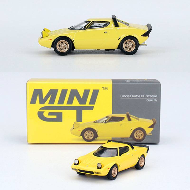 Mini GT Lancia Stratos HF Stradale Giallo Fly Yellow (771) (1:64)