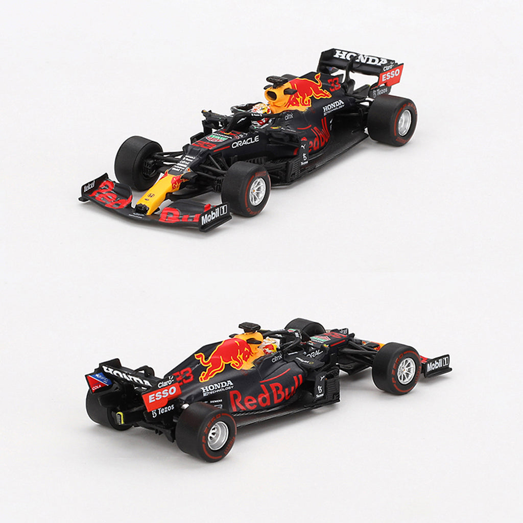 Mini GT Red Bull Racing RB16B #33 Verstappen 2021 Abu Dhabi GP