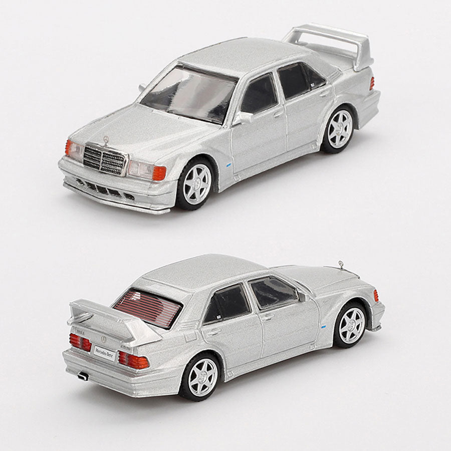 ミニカー Mercedes-Benz 190 E 2.5-16 Evolution II Mini GT Mercedes-Benz 190E 2.5-16 Evolution II Silver (852) (1:64