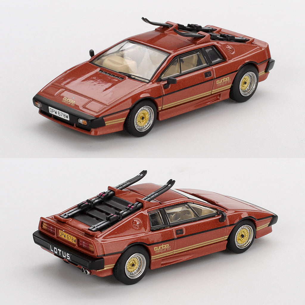 Mini GT Lotus Esprit Turbo Copper - For Your Eyes Only Bond 007 (1:64)