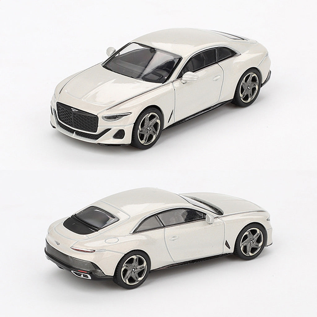 Mini GT Bentley Batur Bonneville Pearl White (969) (1:64 Scale)