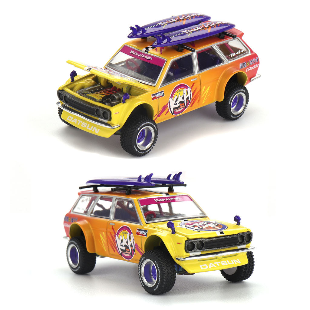 Mini GT Kaido House Datsun Kaido 510 Wagon 4x4 Islands V1 (210) (1:64)