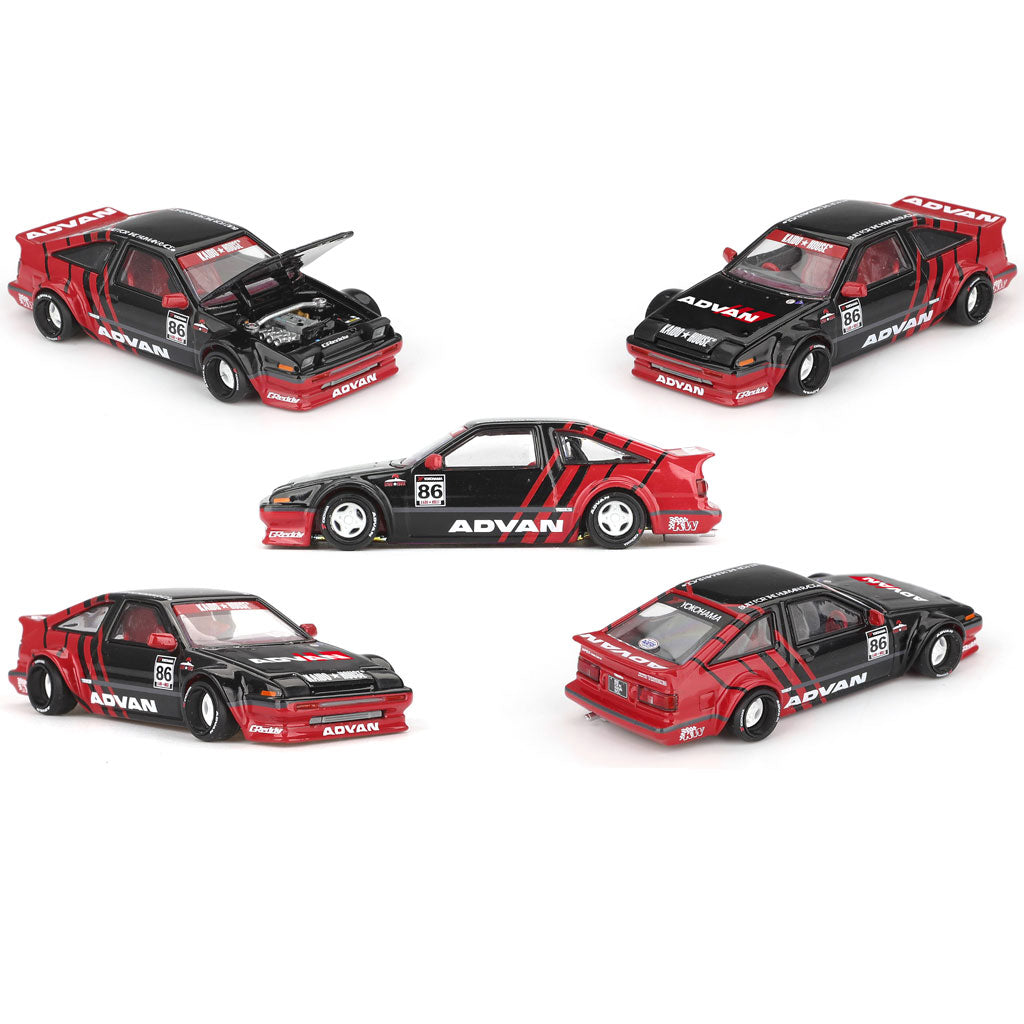 Mini GT Toyota AE86 Sprinter Trueno Kaido Advan (214) (1:64 Scale)