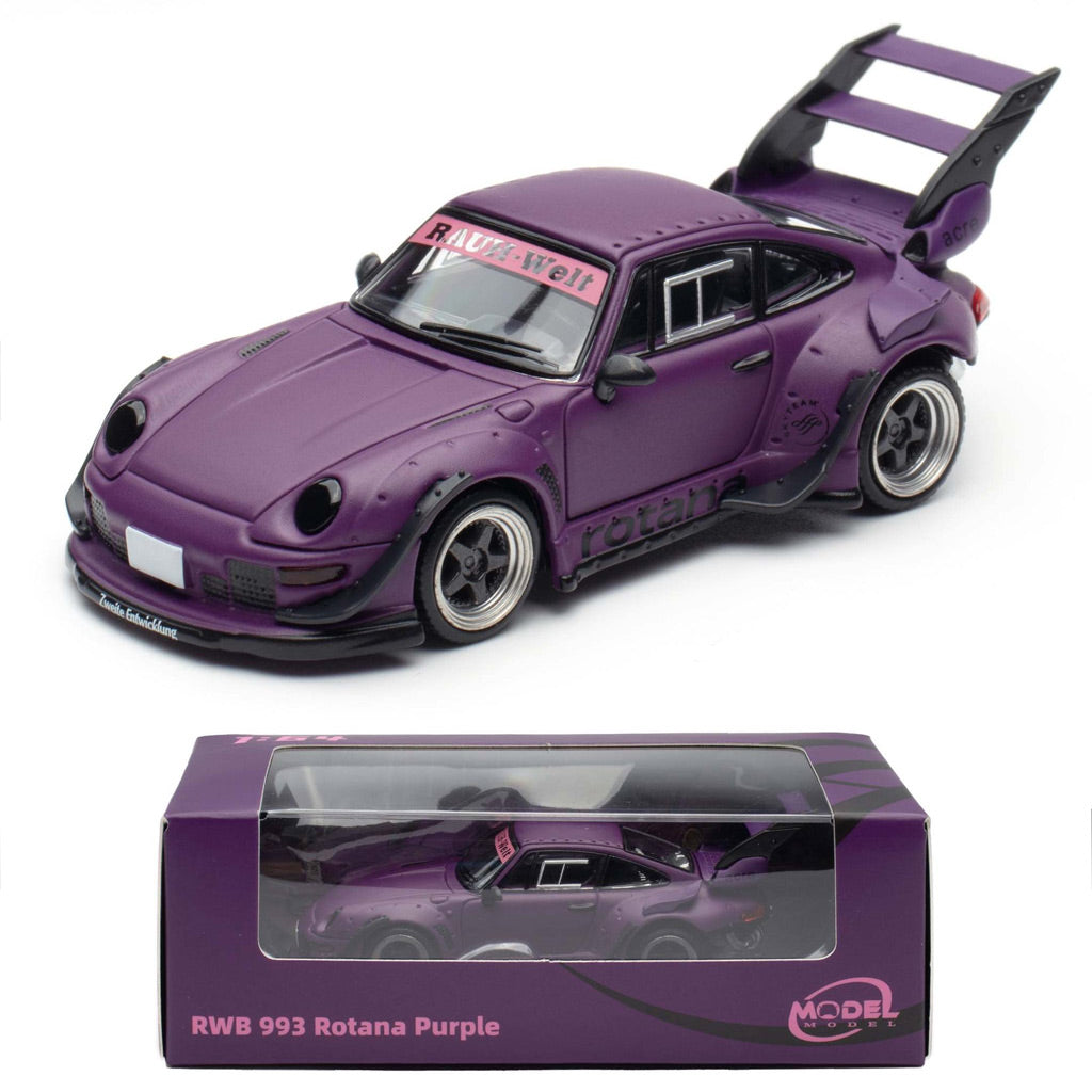 ModelModel RWB 993 Rotana Purple (High Wing) (1:64 Scale) – AGR Models
