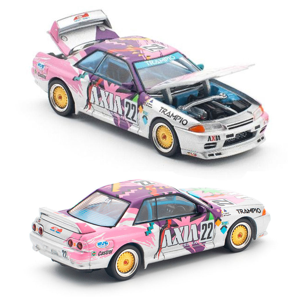 Pop Race Nissan Skyline GT-R R32 #22 JTC Group A 1991 Axia (1:64)