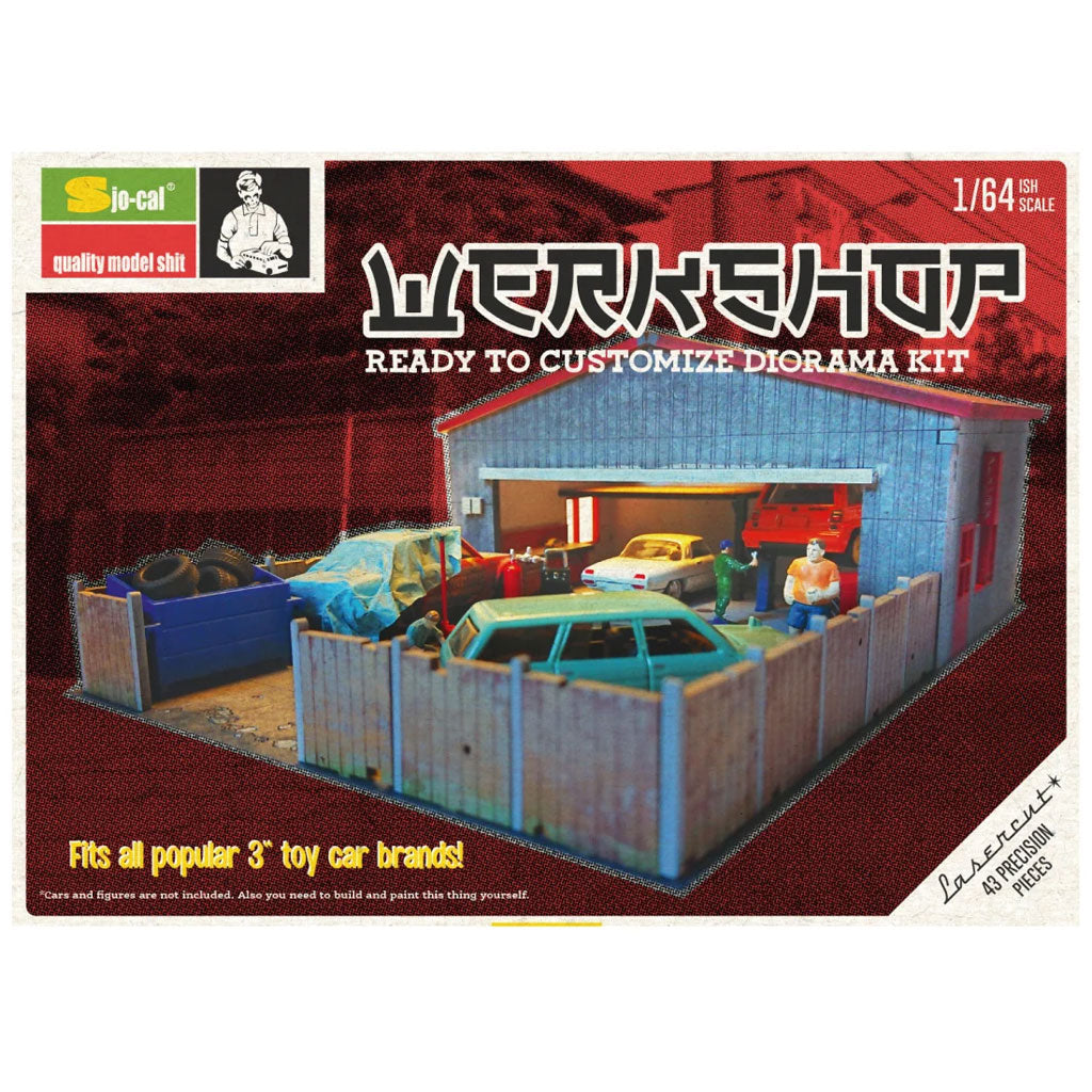 Sjo-Cal Werkshop 1:64 Scale Diorama Workshop Kit