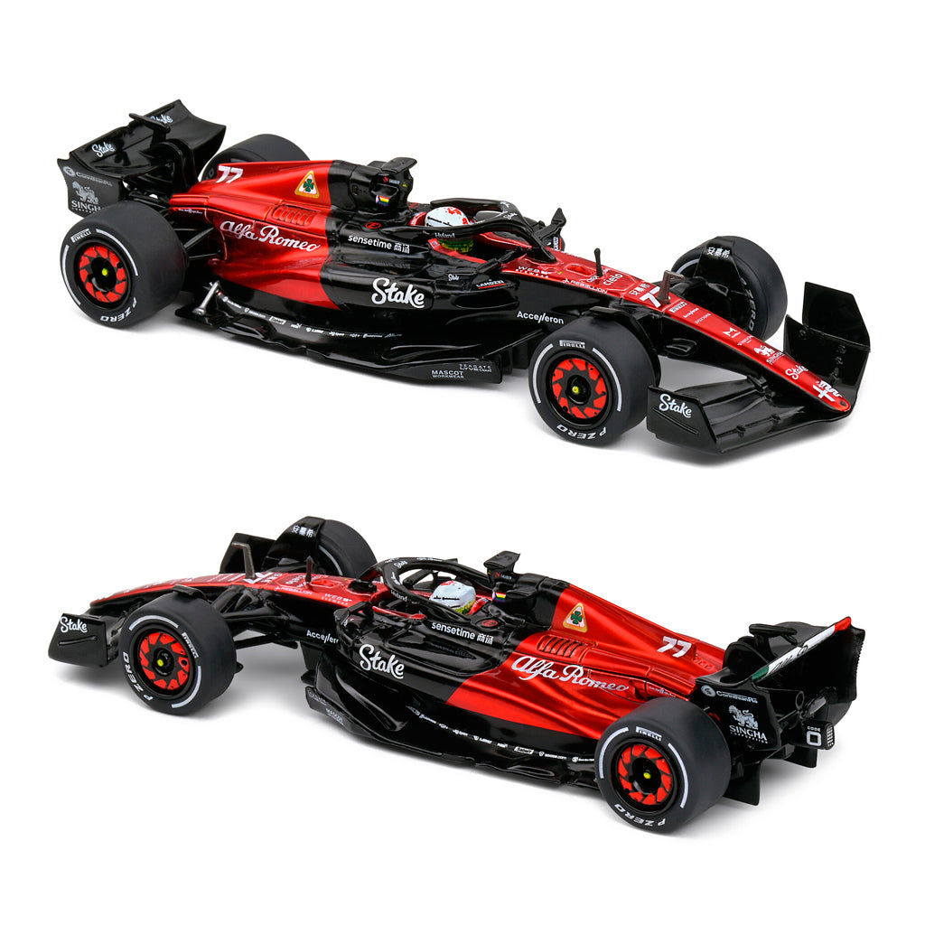 Solido 1:18 - Voiture de course miniature - Alfa Romeo F1 Team C43 #77